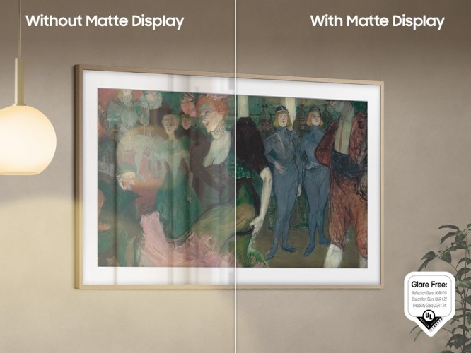 Samsung LS03F QLED matná obrazovka